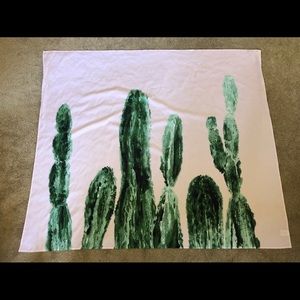 Pink Cactus Wall Tapestry